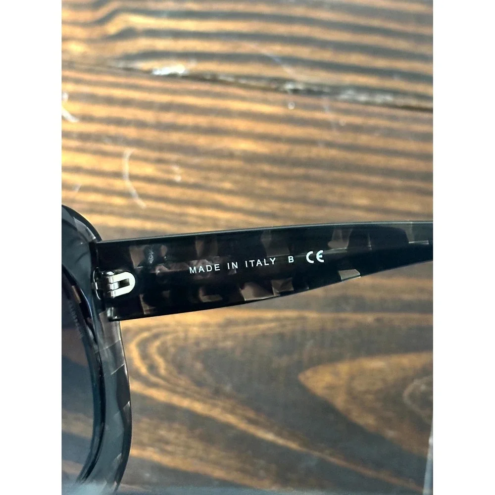 Chanel 5323 1492/S6 Women's Black Marble Sunglasses Oversized Butterfly Full Rim